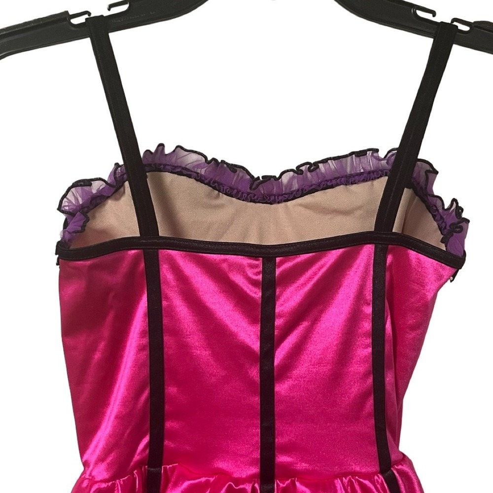 Weissman Girls Pink Sequin Dance Costume Dress Can You Can Can Size MC (10/12) - Picture 11 of 12
